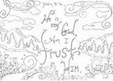 Coloring 91 Habakkuk Psalm Sheets Pages Kids Trust God Activity Colouring Sheet Template sketch template