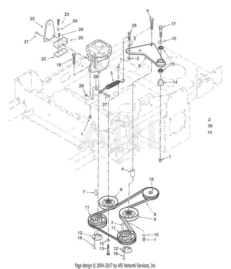 scag stca ka sn   parts diagram  drive system components