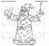 Wizard Outline Coloring Drawing Atstockillustration 2021 Cartoon sketch template