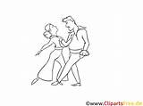 Malen Tanzpaar Ausmalbilder Malvorlage Tanzschule sketch template