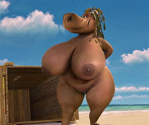 rule 34 1girls anthro big breasts breasts common hippopotamus