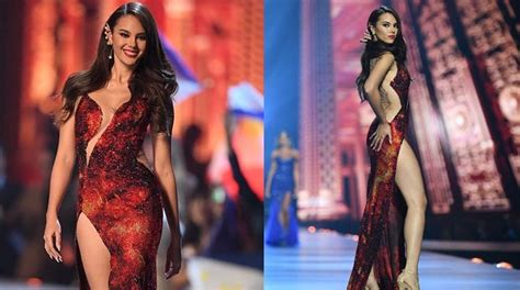 Look Miss Universe 2018 Catriona Gray’s Fiery “mayon Volcano” Evening