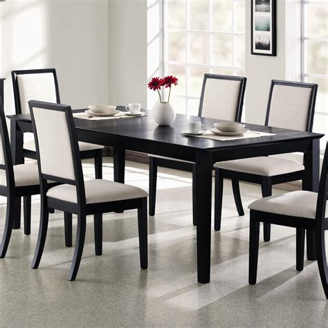 coaster lexton rectangular dining table   leaf  furniture