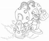 Mandrill Spark Attack Coloring Pages Another sketch template