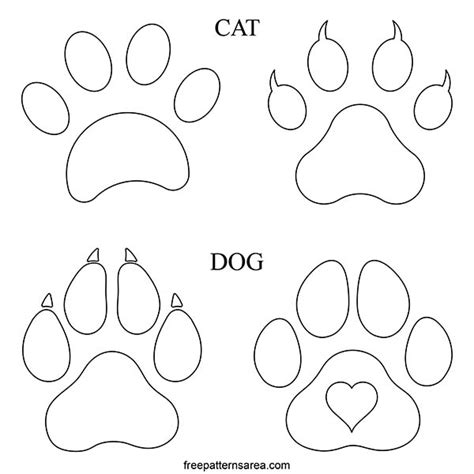 dog  cat paw print vector files cat paw print