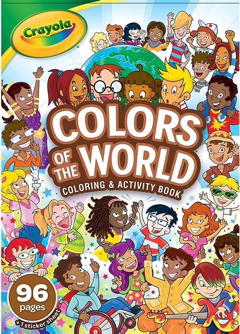 crayola colors   world coloring book gift  kids  pages