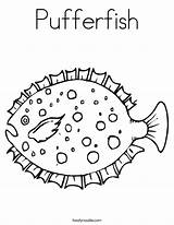 Coloring Fish Puffer Pufferfish Pages Drawing Noodle Outline Twisty Twistynoodle Animal Designlooter Getdrawings Porpoise Getcolorings sketch template