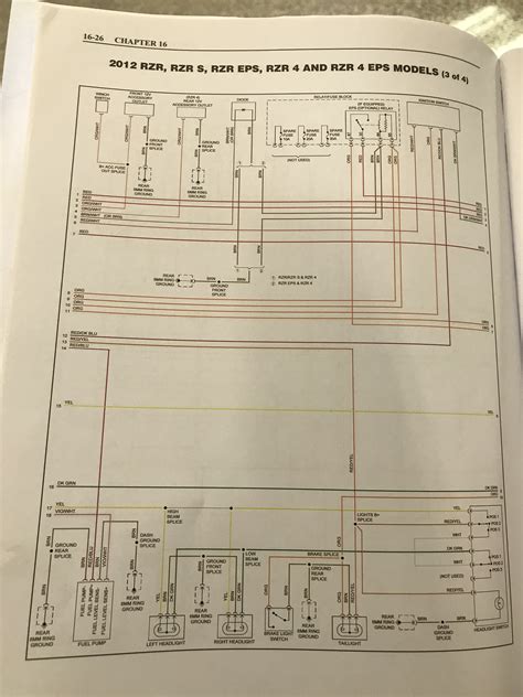polaris ranger  xp wiring diagram wiring draw