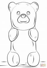 Gummy Bear Coloring Pages Drawing Draw Bears Printable Kids Step Song Supercoloring Science Outline Ausmalen Colouring Gummi Ausmalbild Tutorials Print sketch template