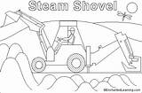Enchantedlearning Shovel Steam sketch template