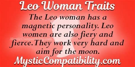 Leo Woman Personality Traits Mystic Compatibility