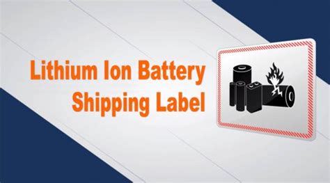 lithium ion battery shipping marks  labels   cts blog
