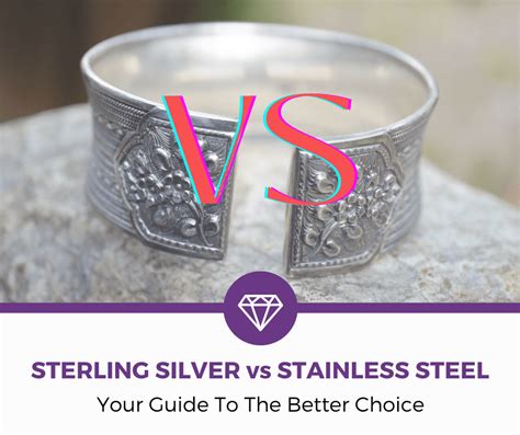 sterling silver  stainless steel