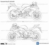 Zx Kawasaki 10r Ninja Preview Templates Template sketch template