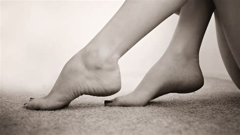legs women black  white feet barefoot arched feet nail polish wallpaper