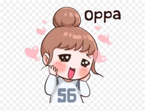 saranghae oppa  korean kpop kawaii emojikorean crying emoji