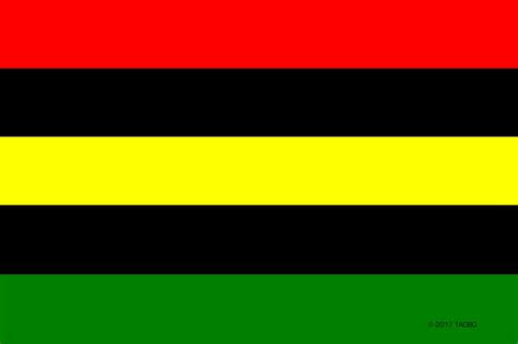 global african quad flag  visual signifier  african related matters