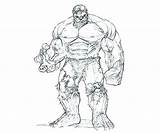 Hulk Coloring Pages Avengers Getcolorings Getdrawings sketch template