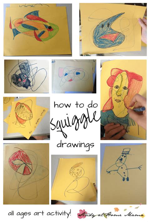 how to do squiggle drawings