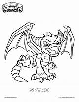 Spyro Skylanders Skylander Getcolorings Mamalikesthis Coloriages sketch template