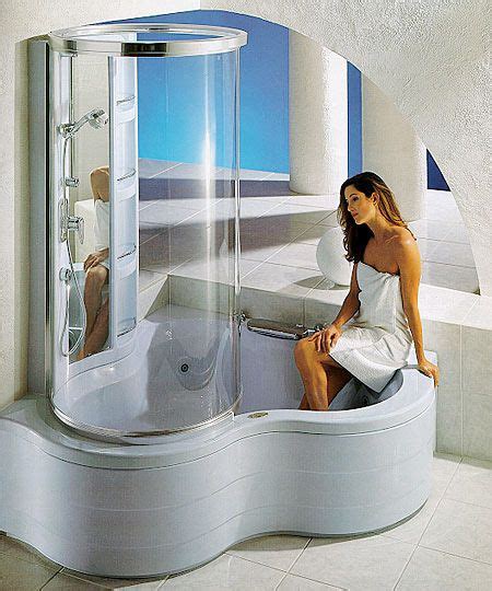 A Woman Sitting In A Bathtub With The Captionthe Destination Is On