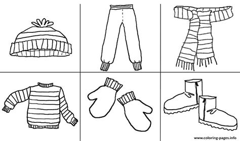 stuff winter clothes sa coloring page printable