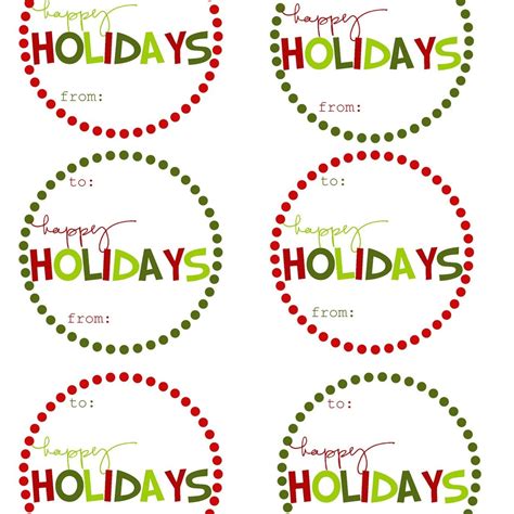 editable printable christmas tags  printable templates