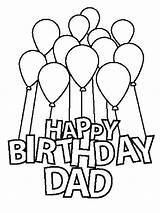 Birthday Coloring Daddy Pages Happy Cards Dad Card Printable Color Kids Kittybabylove Gorgeous Remixing Source Info sketch template