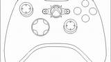 Coloring Xbox Pages Controller Ps4 Drawing Getcolorings Getdrawings sketch template