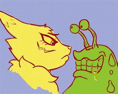 Rule 34 Animated Anthro Digimon Interspecies Kissing Numemon Renamon
