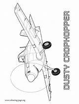 Planes Dusty Kolorowanki Samoloty Crophopper Airplane sketch template