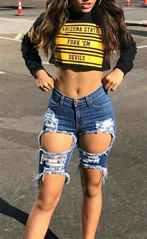 pin on ripped jean shorts