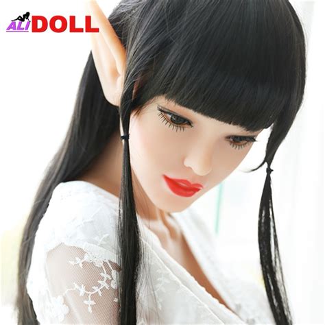 168cm Fairy Elf Real Silicone Sex Dolls Metal Skeleton Sex Doll Real
