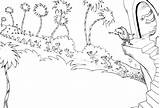 Coloring Lorax Truffula Tree Pages Trees Getdrawings Send Animals Place Find Amazing Live Drawing Printable Personal Getcolorings sketch template