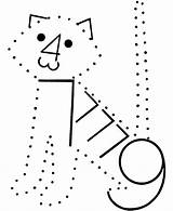 Dots Number Shapes Cat Activity Pages Dot Connect Coloring Numbers Getdrawings Fun Educational Making Identify Honkingdonkey sketch template