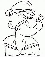Popeye Coloring Sailor Marinero Marinarul Colorat Bravo P07 8beb Boyama Desene Planse Sayfalari Primiiani Kartun Sketsa Baru Superheroes Tudodesenhos Printeaza sketch template