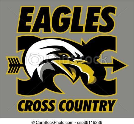 eagles cross country csp cross country team design art icon