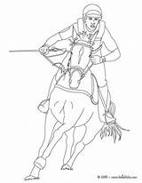 Jockey Coloring Horse Pages Getcolorings Getdrawings sketch template