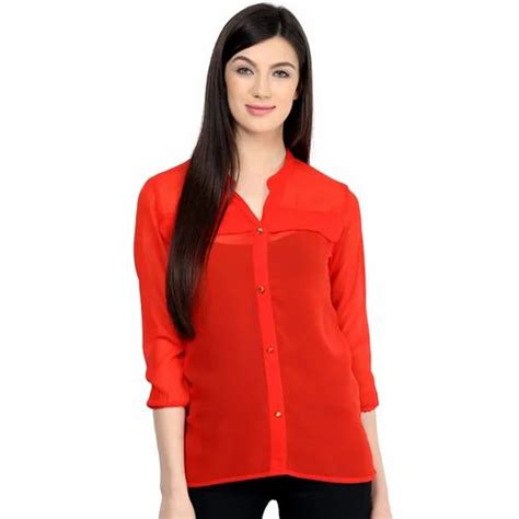 ladies red shirt  rs piece sector  faridabad id