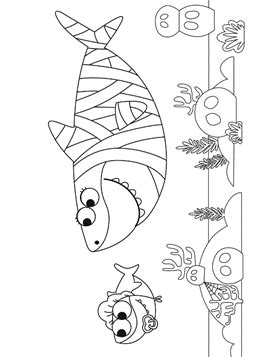 kids  funcom  coloring pages  baby shark