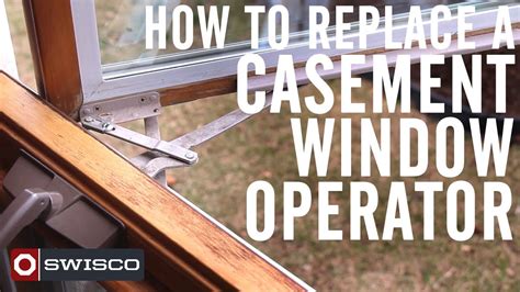 replace  casement window operator p youtube