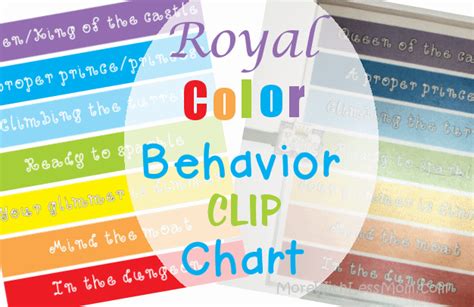 color behavior chart  kids  child  track  progress