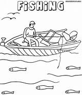 Fishing Coloring Pages Fishing1 Print sketch template