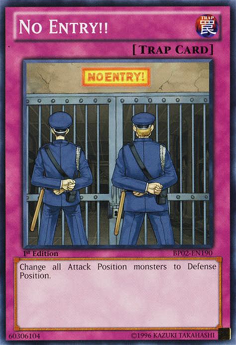 No Entry Yu Gi Oh It S Time To Duel