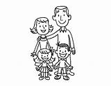 Familia Familias Colorare Disegni Usuario Registrado Familiares sketch template