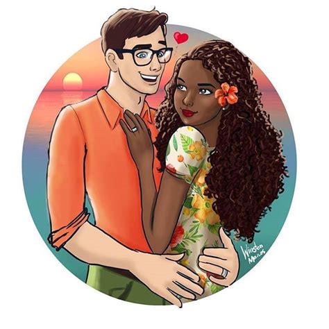 pin by mark on mix it interracial art interracial couples cartoon
