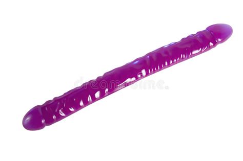 giant purple sex toy for double penetration stock image image 35440251
