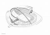 Stadium Drawing Drawings Getdrawings Wembley sketch template