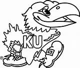 Ku Logo Pages Jayhawk Coloring Clipart College Basketball Kansas Jayhawks Printable Sheets University Stencil State Stencils Colouring Mascot Clip Clipartbest sketch template