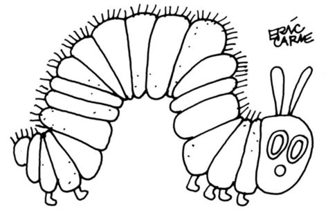 eric carle coloring sheets click pic  open  page hungry
